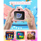 Kids Selfie Camera 20 MP HD 1080P IPS Screen Dual Digital Toy w/ 32Gb Card - (White/Pink)