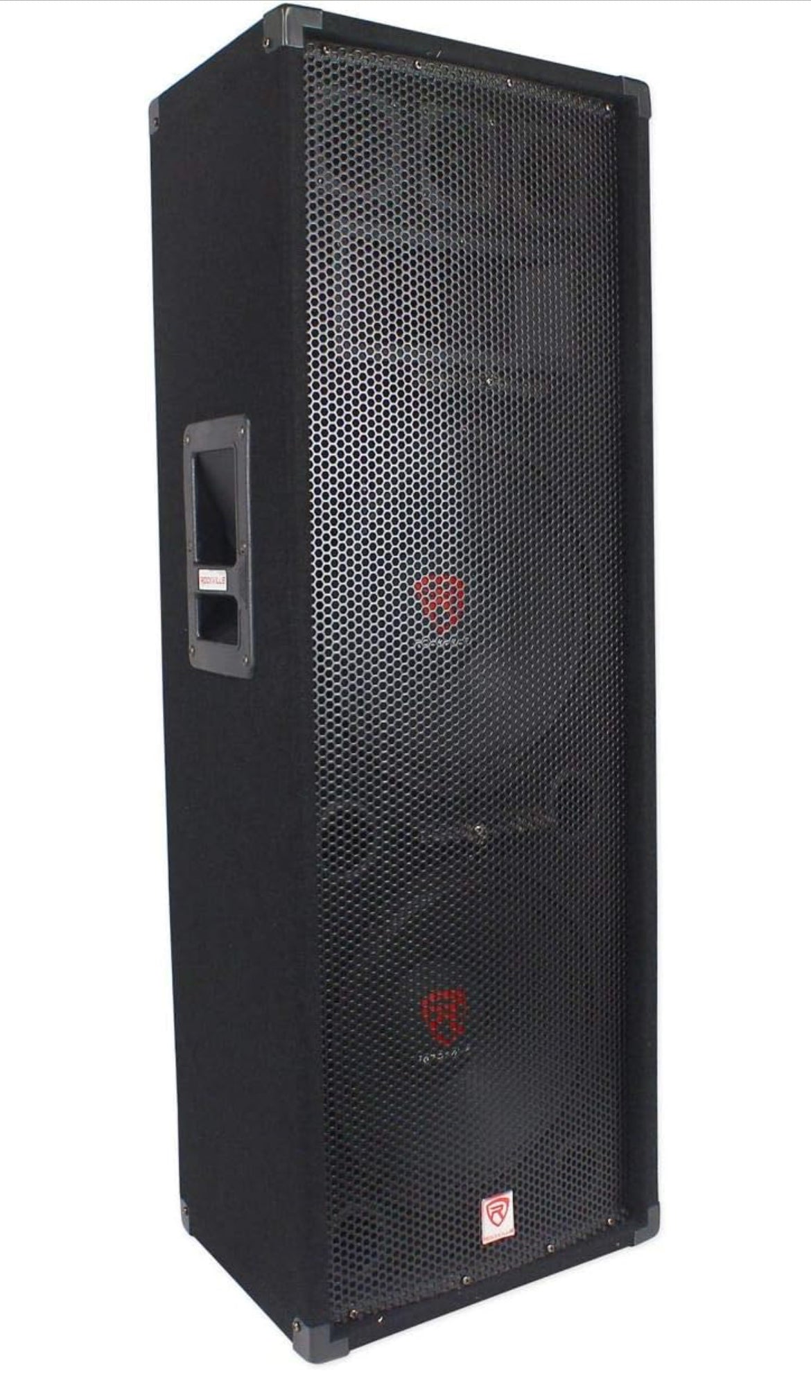 Rockville Dual 12” 2000 Watt 3-Way 8-Ohm Passive DJ/Pro Audio PA Speaker (RSG12.2)