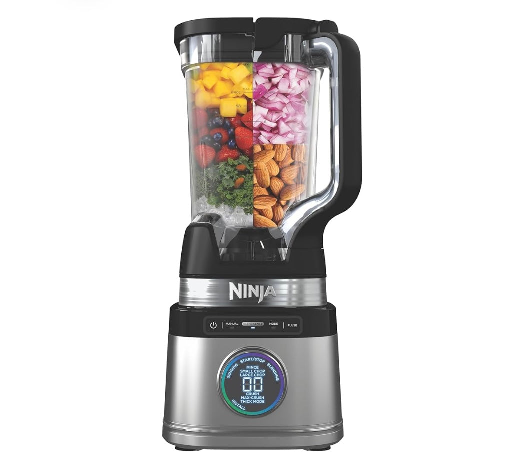 Ninja TB201 Detect Power Blender Pro, BlendSense Technology, For Smoothies, Shakes & More, 1800 Peak Watts, 72 oz. Pitcher, Blender - Black