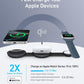 Anker MagSafe Compatible MagGo UFO 3-in-1 Charger, iPhone 16 Wireless Charging - BLACK