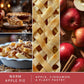 Scentsationals Fall Wax Melts - Includes Warm Apple Pie, Vanilla Pine, Fallen Leaves & Feelin Cozy - 10oz (Pack of 4)