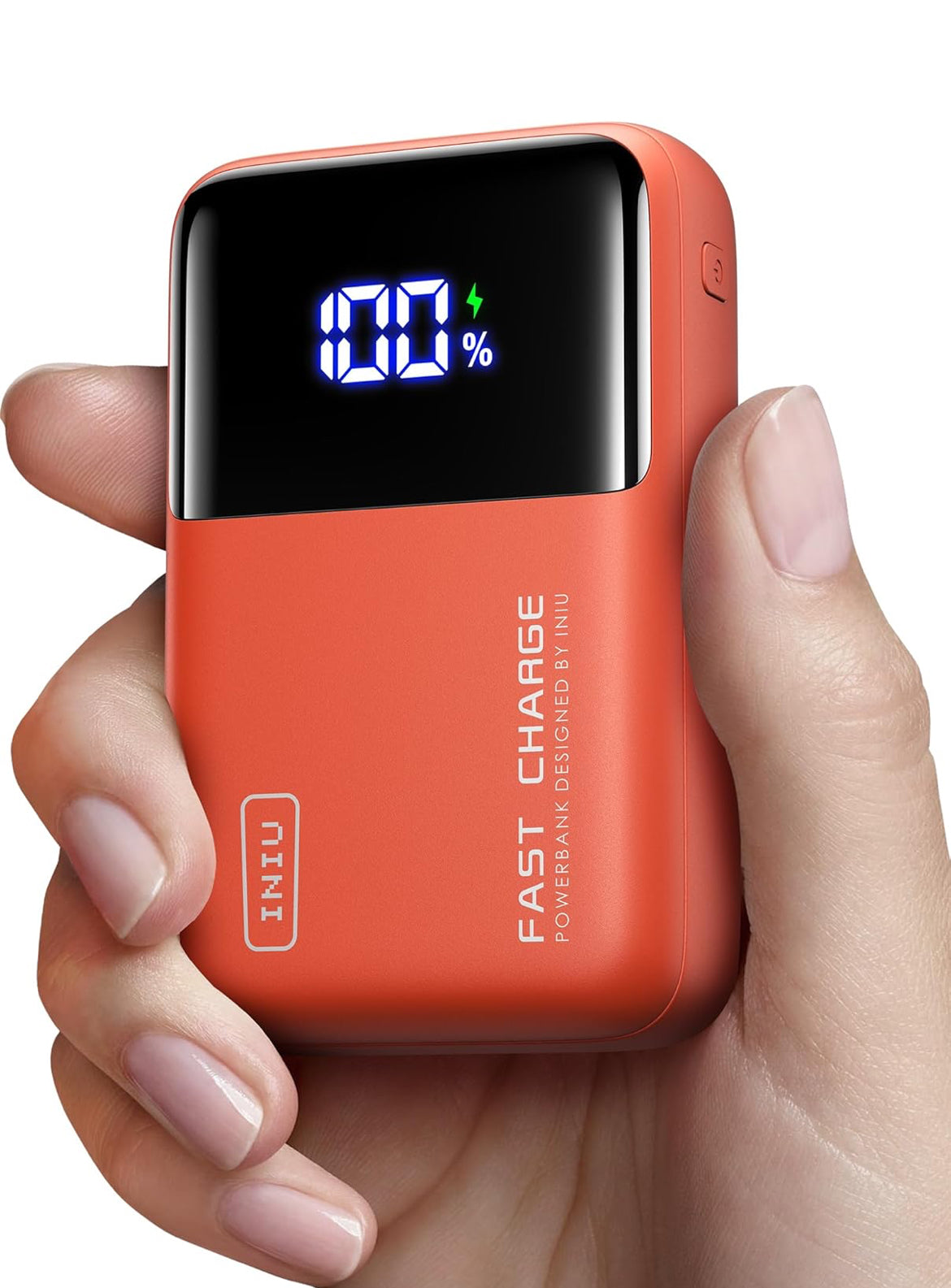 INIU Power Bank, 25000mAh 100W High Capacity Laptop & Phone Portable Charger, Fast Charging Flight Cruise Ship Family Essentials Traveling Mini Battery Pack for College Student Teen Boys Girls, Orange