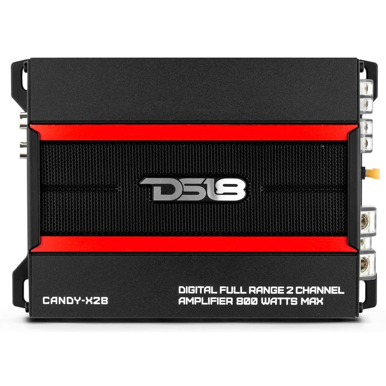 DS18 CANDY-X2B Compact Full-Range Class D 2-Channel Car Amplifier 800 Watts