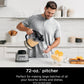 Ninja Foodi SS201 Power Blender & Processor. 3-in-1 Crushing Blender, Dough Mixer, and Food Processor 1400WP smartTORQUE 6 Auto-iQ Presets