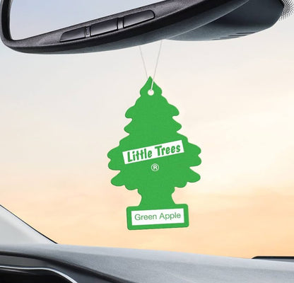 LITTLE TREES Motorlugverfrisser Hangerboom Langdurige Geur – Groen Appel (24)