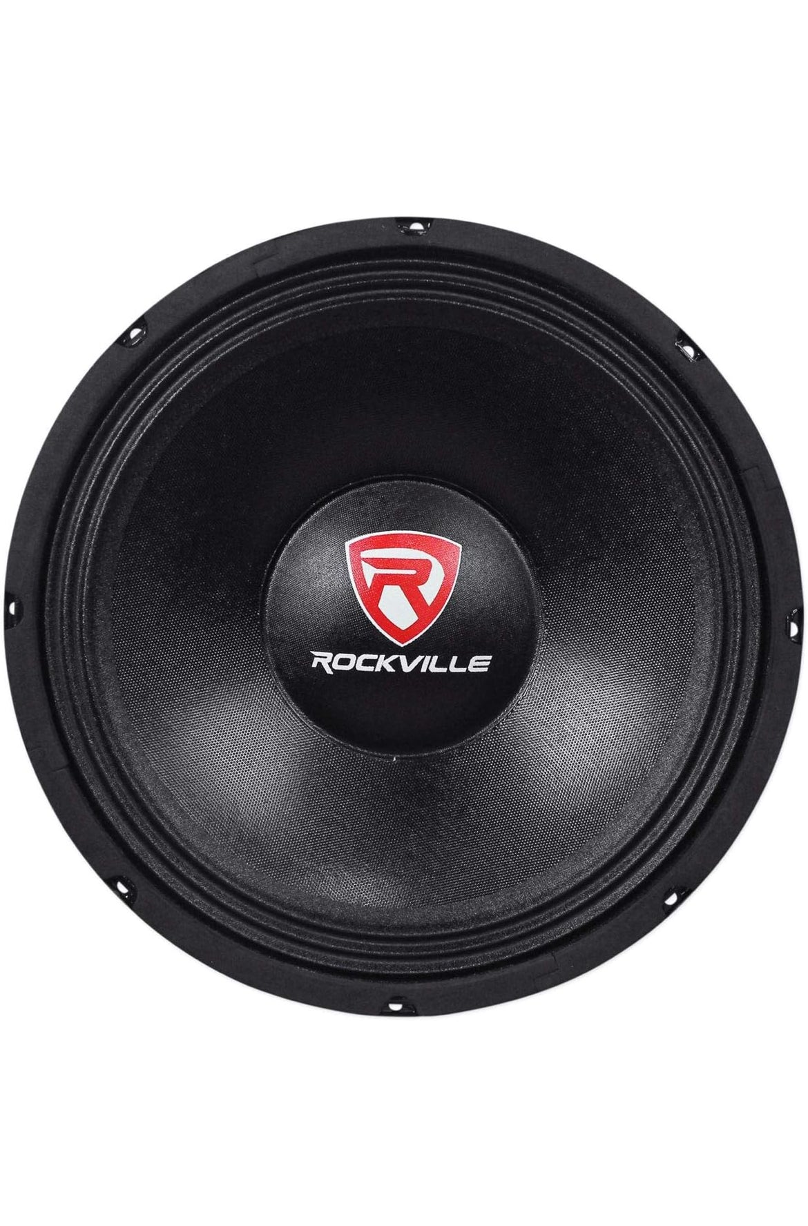 Rockville RVP12W4 600W 12" Rou DJ PA Subwoofer 4 Ohm, Kevlar Konus, Hoë Uitslag, Diep Bas, vir Lewendige Optredes en Mobiele DJ's