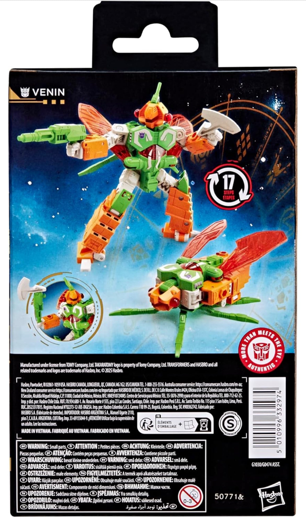 Transformers Age of The Primes Venin, Deluxe Class 5.5-Inch Converting Action Figure, Robot Toys for Ages 8+
