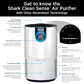 Shark HP132 Clean Sense Air Purifier with Odor Neutralizer Technology 500 sq. ft - White