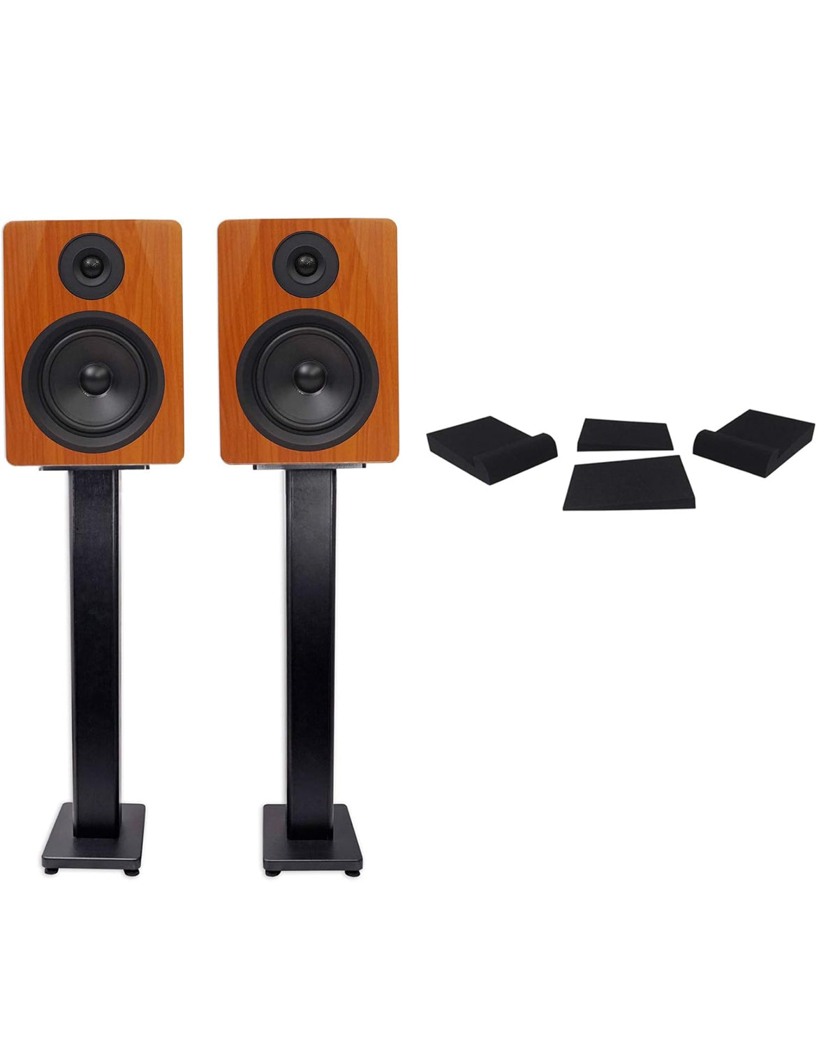 Rockville Apm6c 6.5" 2-Way 350W Active/Powered USB Studio Monitor Speakers Pair