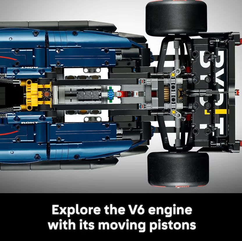 LEGO Technic Oracle Red Bull Racing F1-renmotorstel – Boustel met Realistiese Kenmerke