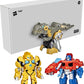 Transformers Playskool Primal Team-Up 3-Pack with Optimus Prime,Bumblebee, and Grimlock Converting Dinosaur Figures, 4.5-Inch Toys, Ages 3 and Up (Amazon Exclusive)