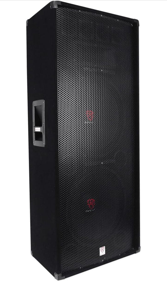 Rockville RSG15.2 Dubbele 15” 3000 Watt 3-rigting Passiewe DJ/Pro SA Luidspreker