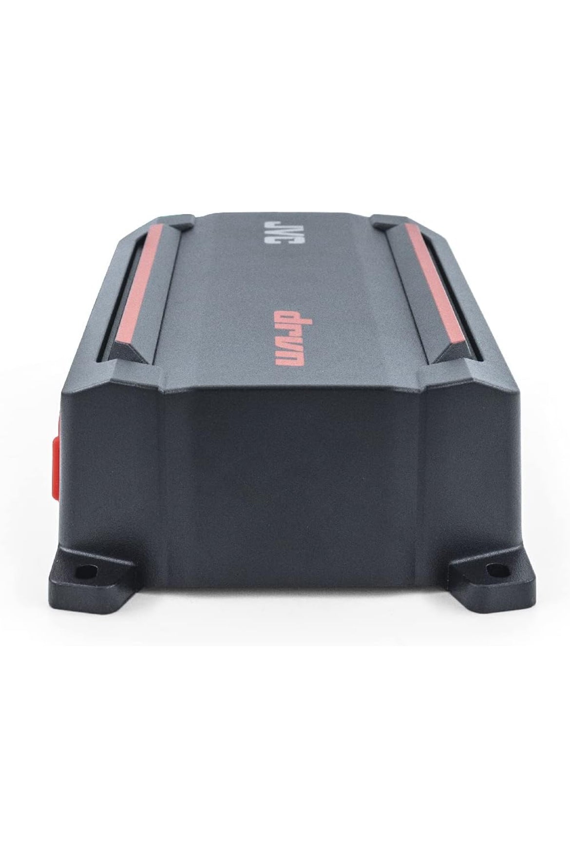 JVC KS-DR2004D 4-kanaal kompakte digitale versterker (600W) vir motors, seevaartuie, UTV & motorsportvoertuie, soliede korrosiebestande aluminiumonderstel, IPX6-, IPX7- & IP6X-gesertifiseer en vibrasiebestand