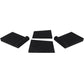 Rockville Pair APM8B 8" 2-Way 500 Watt USB Studio Monitors+36" Stands+Pads