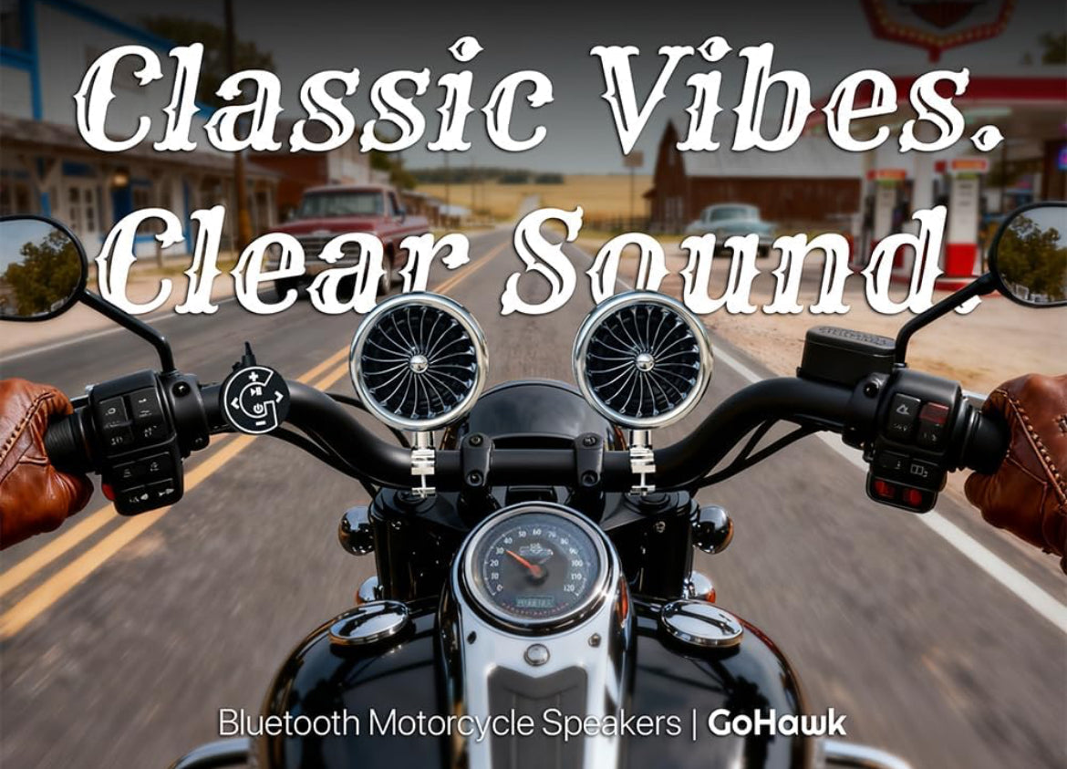 4 Inch Motorcycle Bluetooth Speakers Waterproof Radio Audio System
300W Speakers, LED Ring, Built-in Amplifier, USB/AUX,Wired Control, Great for Harley, ATV, scooters 4-Wheeler