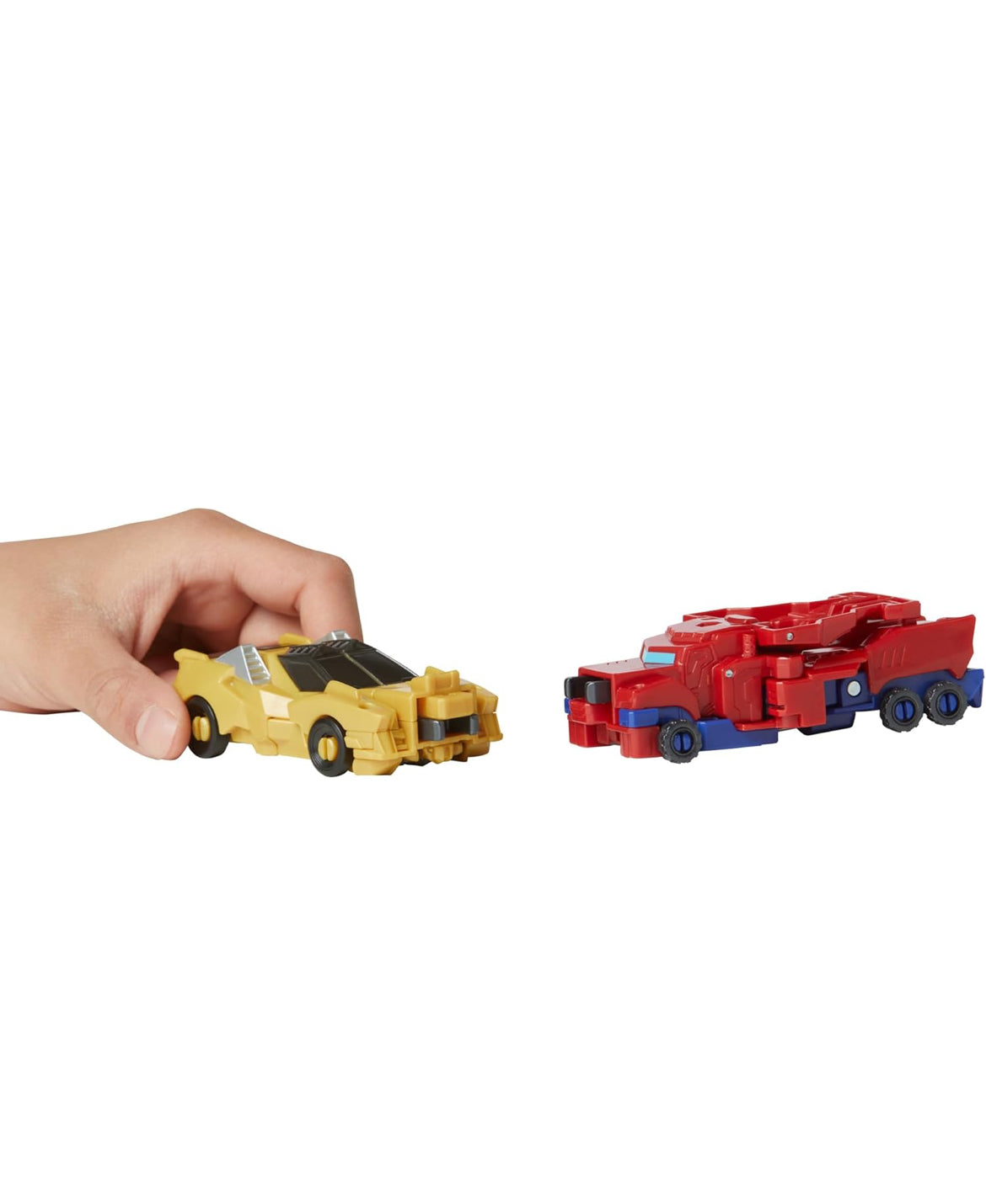 Transformers Crash & Combine Heroes, 3.75-Inch Converting Bumblebee and Optimus Prime Action Figures, Robot Toys for Kids 6 and Up (Amazon Exclusive)