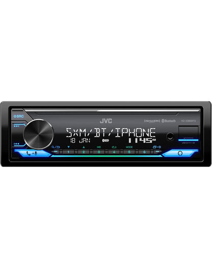 JVC KD-X380BTS Digitale Media Motorontvanger Met Bluetooth, USB, SiriusXM, Amazon Alexa