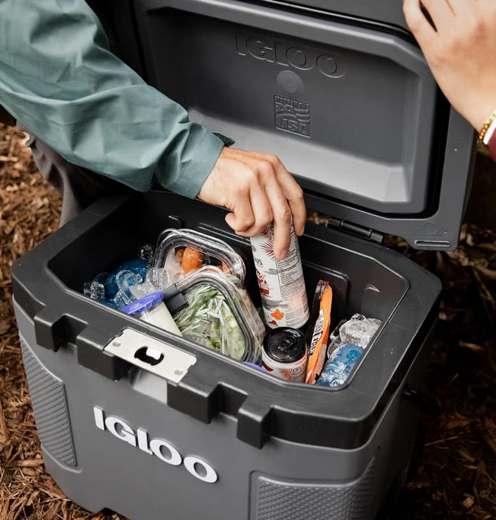 Igloo Trailmate Cooler 25QT Durable Insulated Hard Shell Ice Chest - Spruce