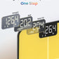 Smart Body Fat Scale w/ RGB Lighting, Rechargeable Scale with BMI, Body Fat, Muscle Mass, Color Changing