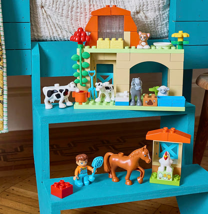 LEGO DUPLO Stad Diereversorging op Die Plaas Boudspeelstel - Leer, Opvoedkundige Speelgoedstel Met Dierfigure - 10416