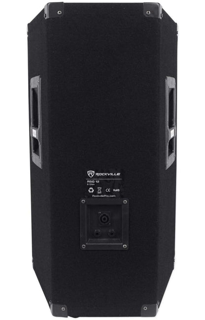 Rockville RSG12 12-duim 1000 Watt 8-Ohm 3-rigting Passiewe PA Luidspreker, Hoëkrag Oudio, Duursame Bou, Wye Klankverspreiding