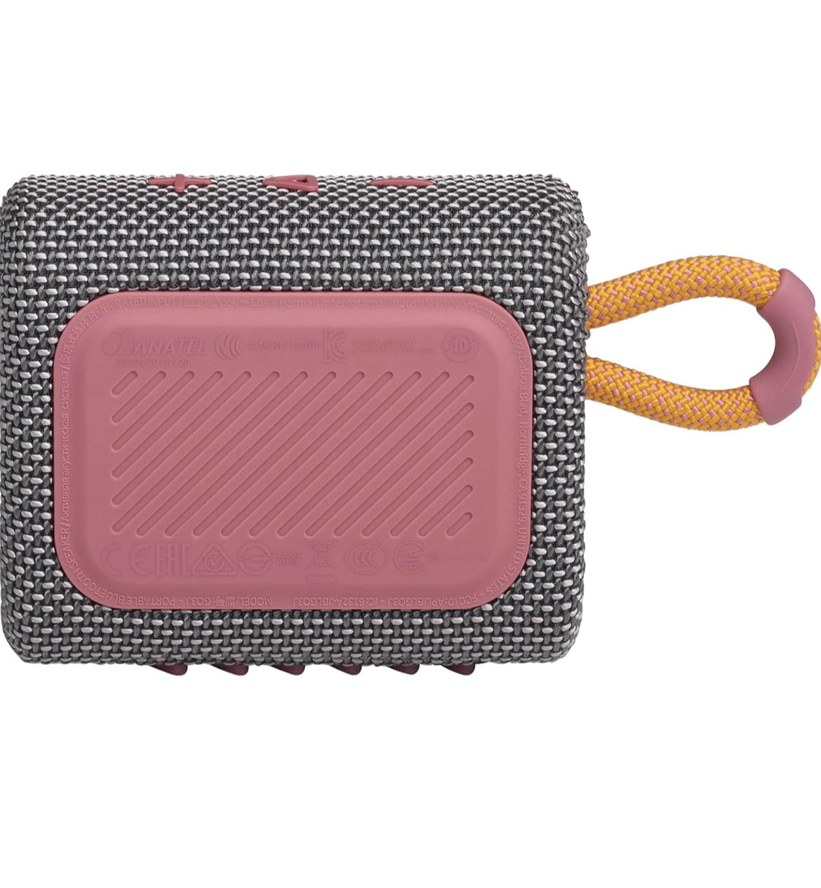 JBL Go 3 - Portable Mini Bluetooth Speaker P67 Waterproof and Dustproof - (Grey)