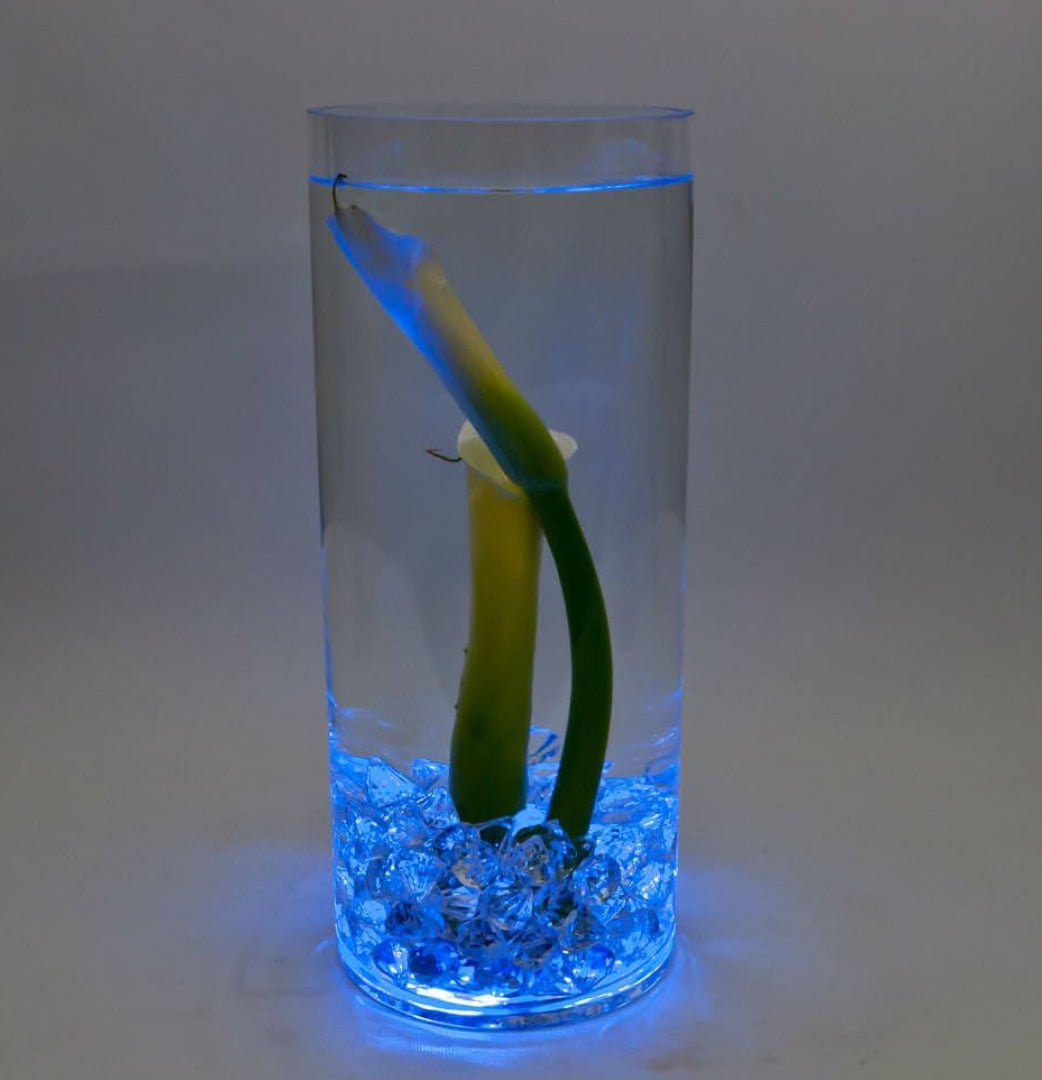 Halloween Lights Submersible LED Lights Battery Powered Underwater Waterproof LED Tea Light for Events Lighting - (Blue)