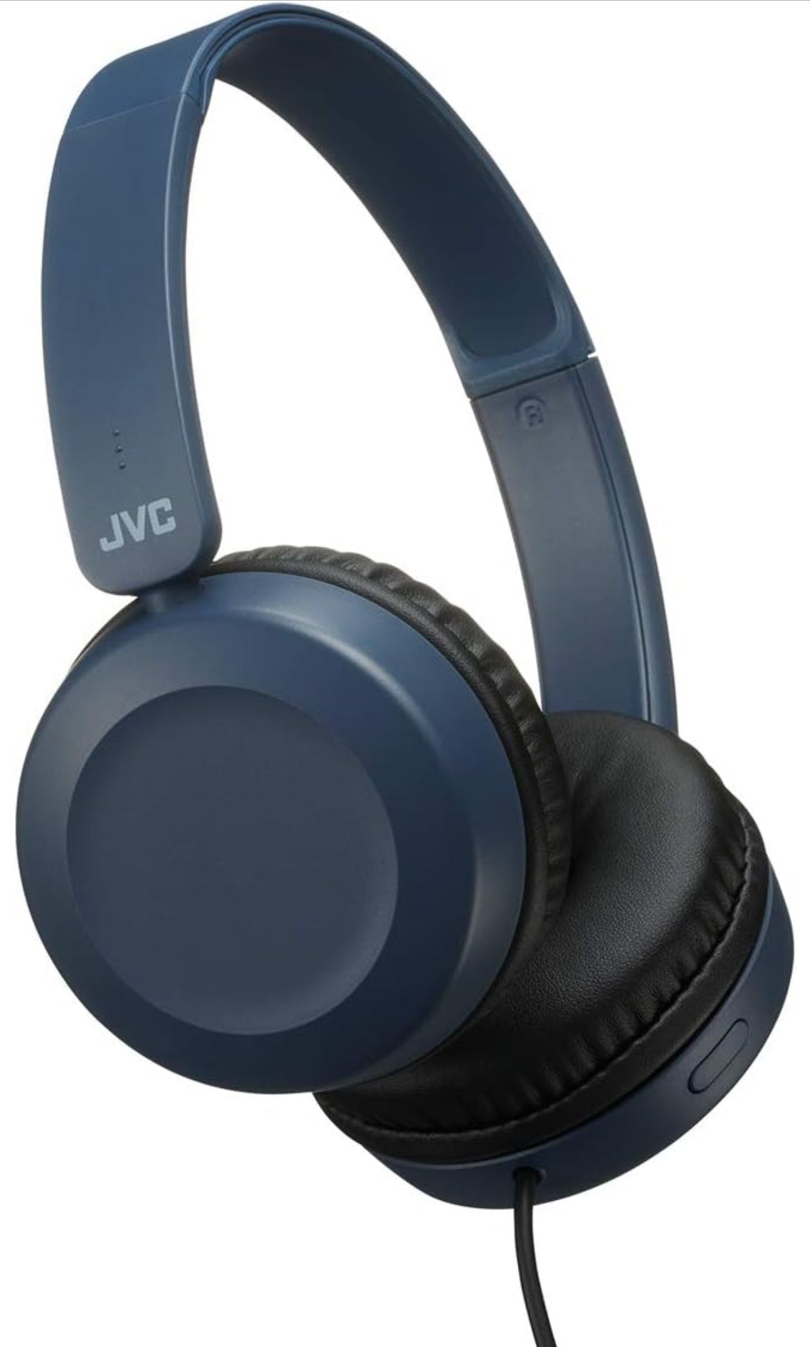JVC Liggewig-oorfone met kragtige klank, geïntegreerde afstandbeheer en mikrofoon vir slimfone - HAS31MA (Blou), Medium
