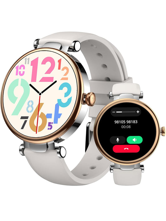 S8 LED Smart Watch for Women, 1.32" HD Color Screen, Health Tracker Ladies Watch with Sleep Monitor Stress Analysis 100+