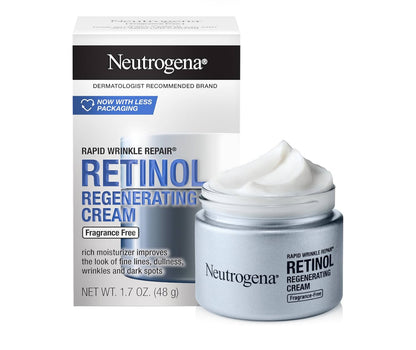 Neutrogena Rapid Wrinkle Repair Retinol Gesigbevogtiger, Sonder Geur met Retinol en Hialuroonsuur - 1.7 oz