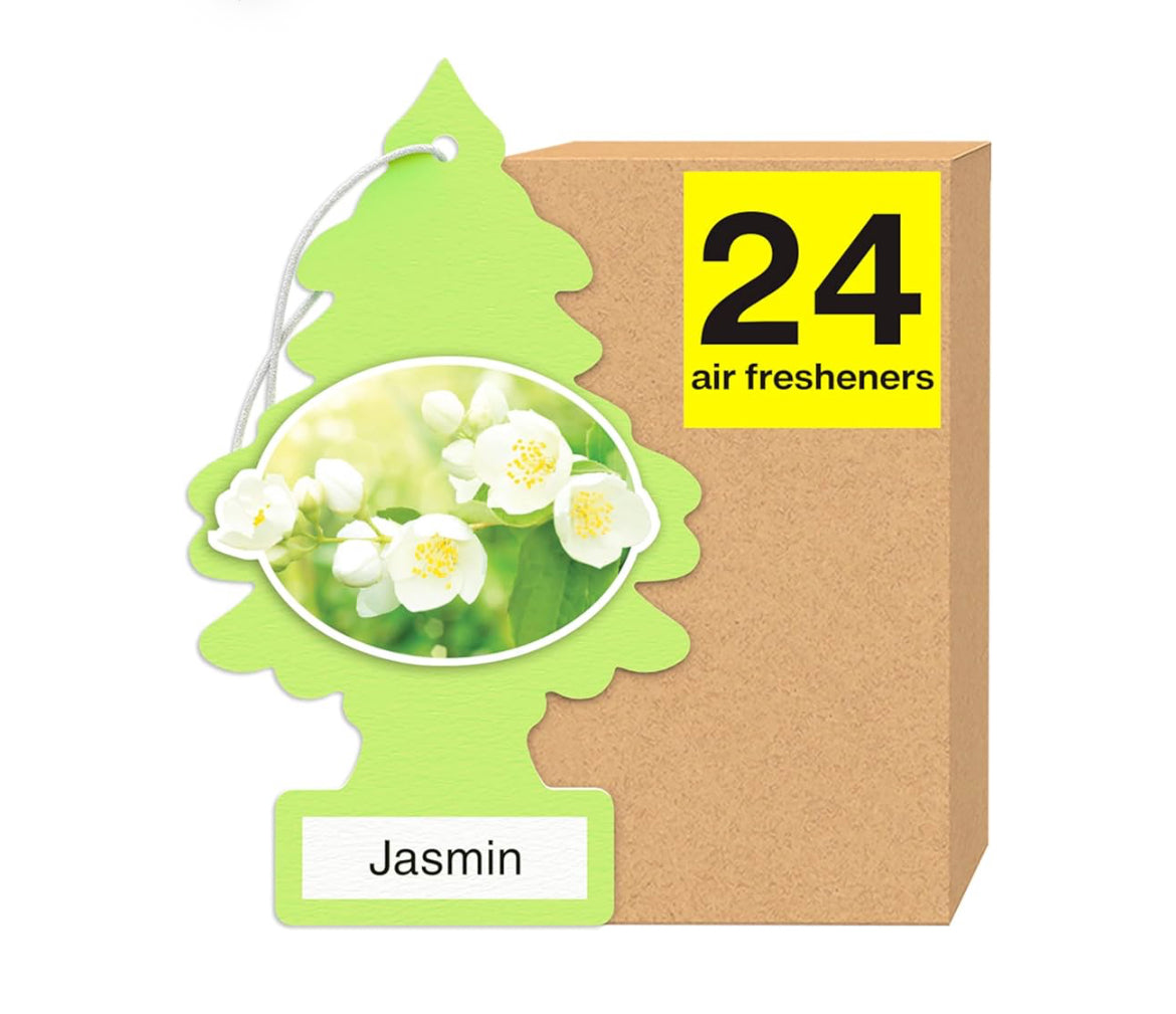 LITTLE TREES Kar Lugverfrisser Hangboom Langdurige Geur -Jasmine (24)