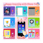 Kids Smart Phone Learning Educational Toy Pretend Play Phones with Educational Games