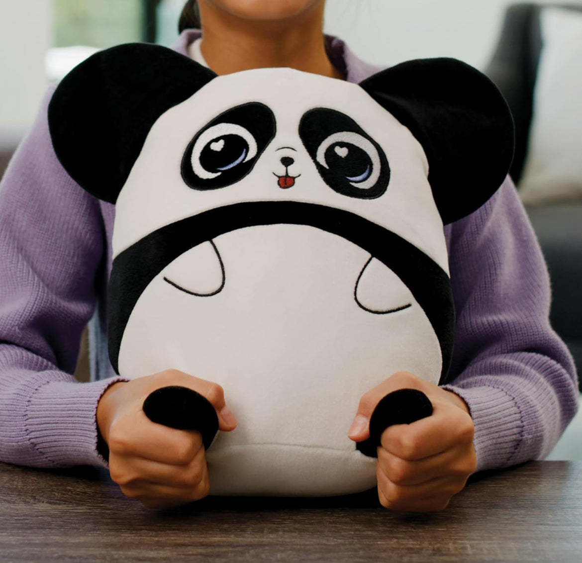 Flipeez Large Plush Jane, Panda, Ages 3 and up