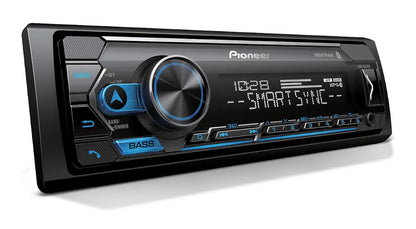 Pioneer MVH-S322BT 1-Din Car Stereo with Bluetooth, USB, AM/FM Radio
Digital Media Receiver, Color Change, 50W x 4 Output, 13-Band EQ, iPhone/Android Compatible, Front/Rear/SW Selectable RCA