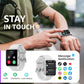 Upgraded Smart Watch for iPhone & Android, 1.83" Fitness Tracker Bluetooth Call IP68 Waterproof Sleep Monitor, 100+ Sport Modes