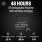 JBL Live Beam 3 - True Wireless Noise-Cancelling Stick-Closed Earbuds, 48Hrs Total Playback, Wireless Charging, 6 Mics for Perfect Calls, Multi-Point Connection, IP55 Waterproof and dustproof (Black)