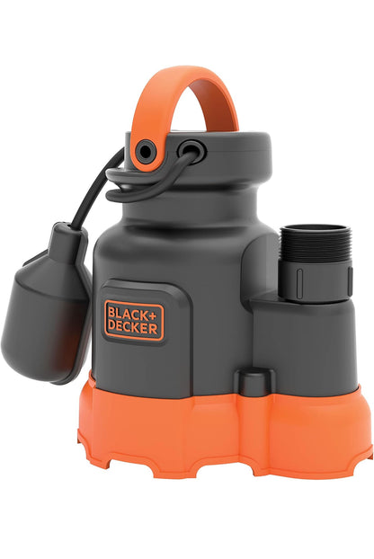 Black+Decker 1/4 HP Dompelbare Opgaarpomp, Pomp tot 2300 GPH