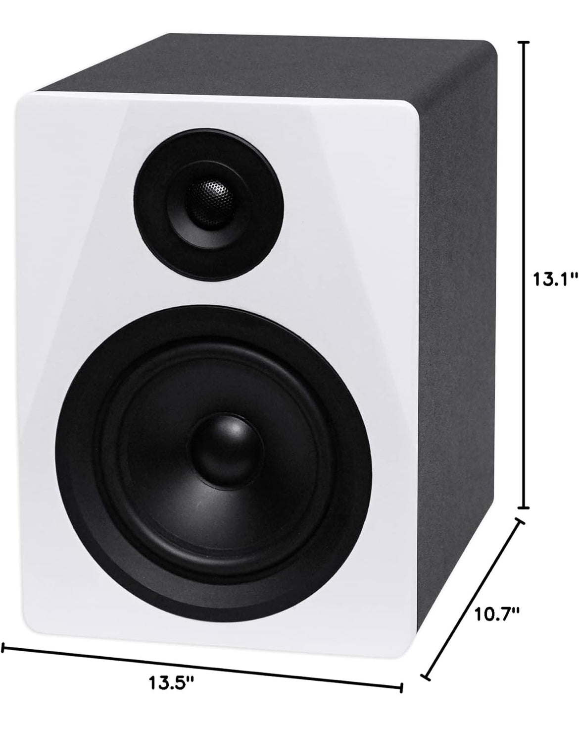 Rockville (2) DPM5W Dual Powered 5.25" 300 Watt Active Studio Monitor Speakers