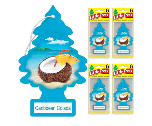 LITTLE TREES Kar Lugverfrisser Hangboom Langdurige Geur - Caribbean Colada (24)
