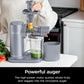 Ninja NeverClog Cold Press Juicer, Powerful Slow Juicer with Total Pulp Control, Countertop, Electric, 2 Pulp Functions - Steam Gray (JC151SL)