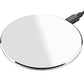 New Anti-Slip Wireless Charger 15W Max Fast Charging Pad Compatible w/ iPhone,Samsung Galaxy - White Silver