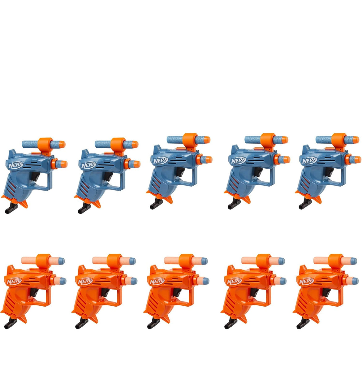 NERF Elite Ace SD-1 Party Pack, 10 Blasters, 20 Darts, Easter Gift for Kids, 8 Year Old Boys & Girls & Up