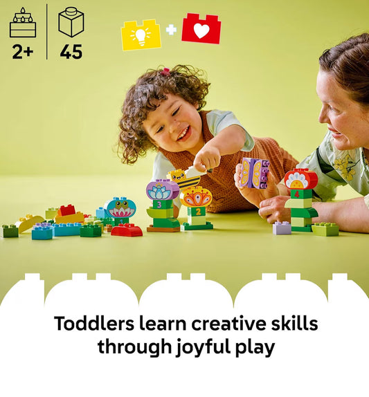 LEGO DUPLO Dorp Kreatiewe Tuin- en Blommespeelstel Leer- en Opvoedkundige Blomspeelding