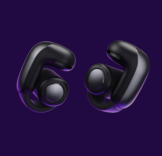 Bose Ultra Open Bluetooth Earbuds, Clip On Design for Comfort, Immersive Audio - Black