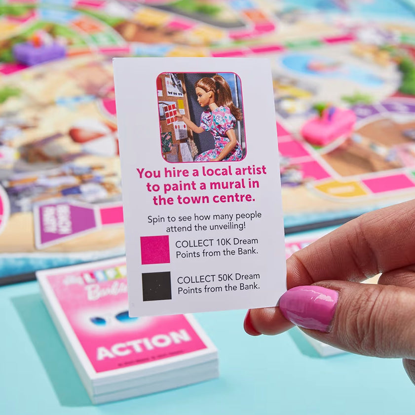 Hasbro Games The Game of Life: Barbie Edition Board Game - 2 to 4 Players | Fun Family Games for Kids and Adults
