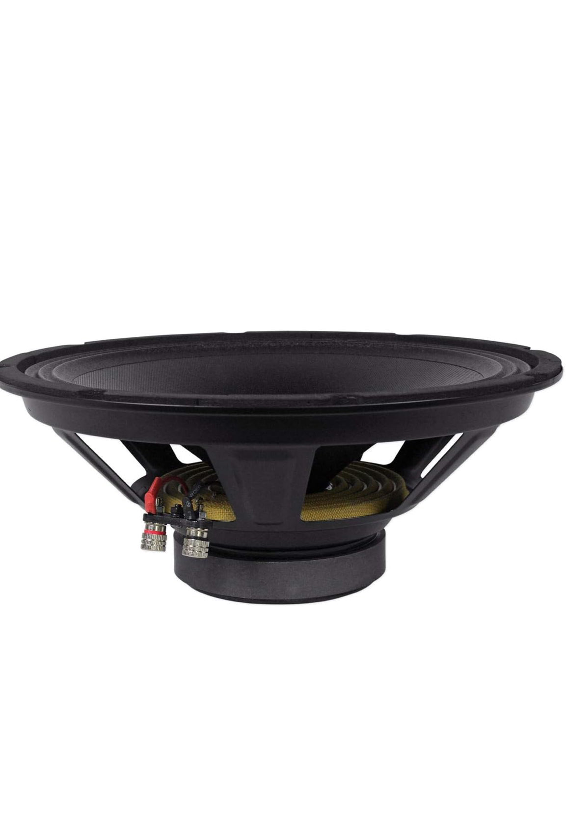 Rockville RVP12W4 600W 12" Rou DJ PA Subwoofer 4 Ohm, Kevlar Konus, Hoë Uitslag, Diep Bas, vir Lewendige Optredes en Mobiele DJ's
