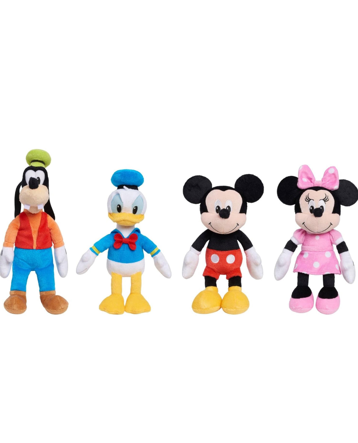 Disney Junior Mickey Mouse Bean Plush Minnie Mouse Stuffed Animal, Kids Toys for Ages 2 Up by Just Play