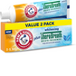 ARM & HAMMER Toothpaste Plus TheraBreath Breath Fresheners, Invigorating - ICY Mint Flavor 5.5 Oz (Pack of 2)