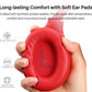 Hybrid Active Noise Cancelling Headphones, Wireless Over Ear Bluetooth, 40H Playtime, Hi-Res Audio Custom EQ, Comfort Fit Ear Cups (Red)