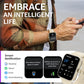 2025 New Upgraded Smart Watch for iPhone & Android, 1.83" Fitness Tracker Bluetooth, IP68 Waterproof Sleep Monitor - Gold